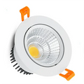 Dimmable COB LED Recessed Downlight 5W 7W 9W 12W 15W 18W Epistar 60-Degree CRI 85+ 85-265V