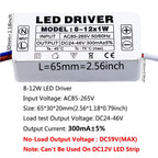 Isolated Constant Current LED Driver 280-300mA 1-3W to 25-36W AC 85-265V Aishi IC OVP