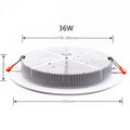 LED Recessed Ceiling Downlight 5W 9W 12W 15W 18W 24W 30W 36W 100lm/W AC110-240V