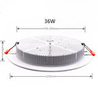 LED Recessed Ceiling Downlight 5W 9W 12W 15W 18W 24W 30W 36W 100lm/W AC110-240V
