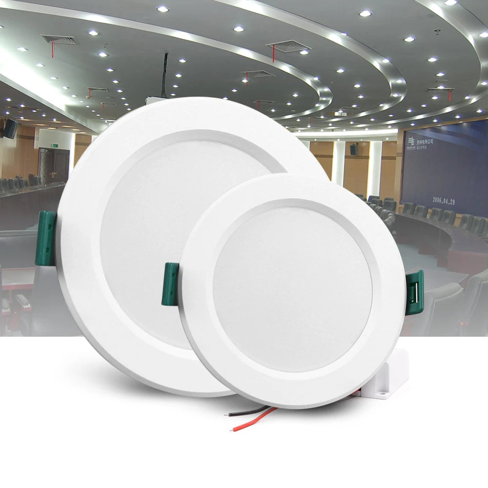 Low Voltage LED Recessed Downlight 5W 9W 12W 15W 18W AC DC 12V 24V 36V 48V SMD 2835 Aluminum Cool White Warm White Round Ceiling Lamp