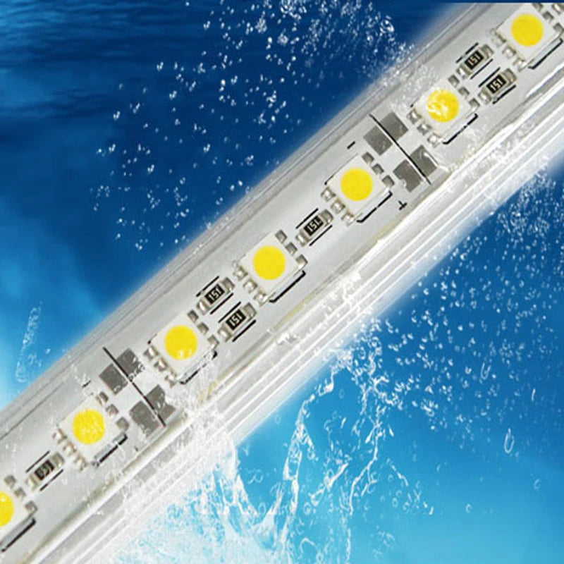 IP68 LED Rigid Bar Light 8W DC 12V 50cm SMD 5050 36 LED Aluminum Acrylic Dimmable Cool White Warm White RGB Kitchen Pool Boat Caravan