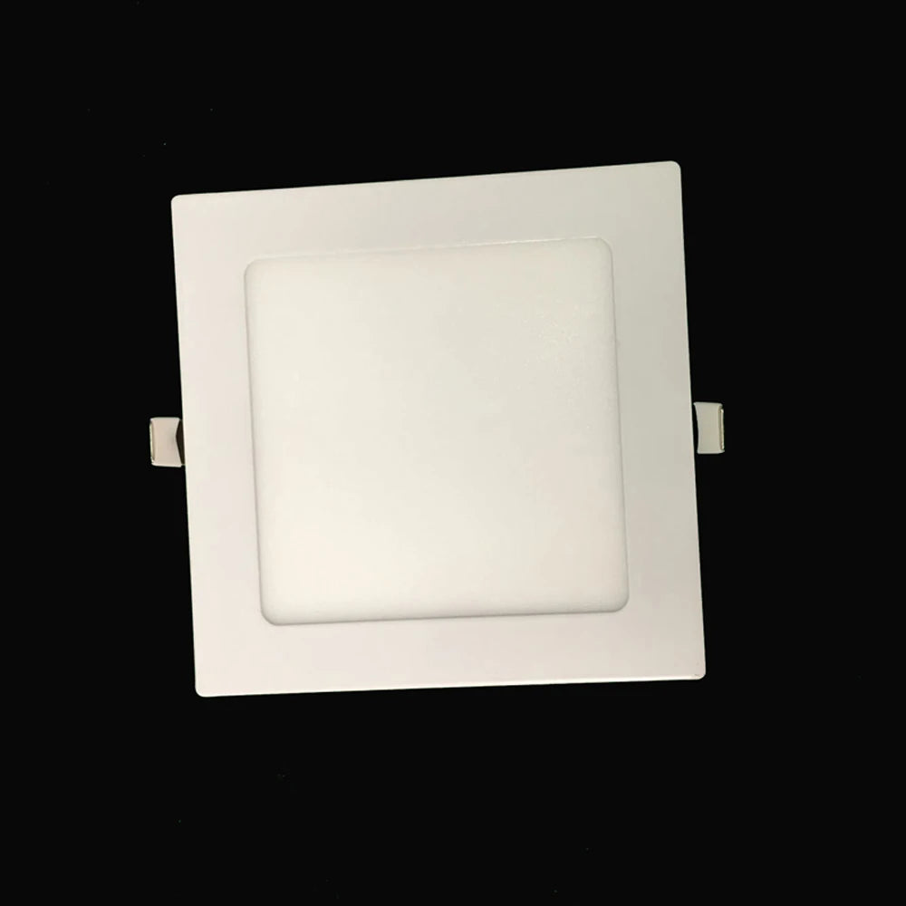 Ultra-Thin LED Recessed Panel Downlight 3W 6W 9W 12W 15W 18W Round Square 85-265V