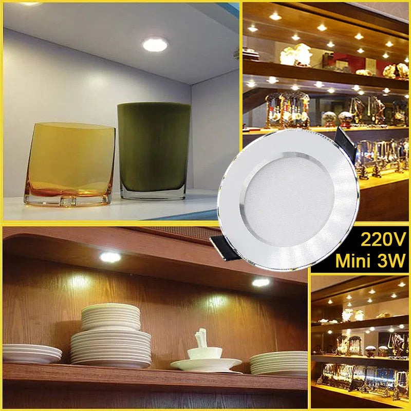 Recessed LED Ceiling Downlight 3W 5W 7W 9W 12W 15W 18W Round Epistar 110V 220V