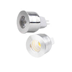 Mini LED Spotlight Bulb MR16 GU10 GU5.3 E27 1W 3W 12V 110V Dimmable 35mm COB