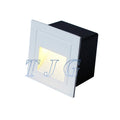 3W 5W IP65 LED Recessed Stair Step Wall Light Dimmable AC 85-265V DC 12V Black White 58-86mm