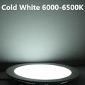 Dimmable Ultra-Thin SMD2835 LED Panel Downlight 3W 4W 6W 9W 12W 15W 25W 120° AC 85-265V