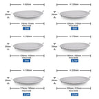 Ultra-Thin Round LED Panel Downlight 3W 6W 9W 12W 15W 18W 24W SMD2835 180° AC 90-265V