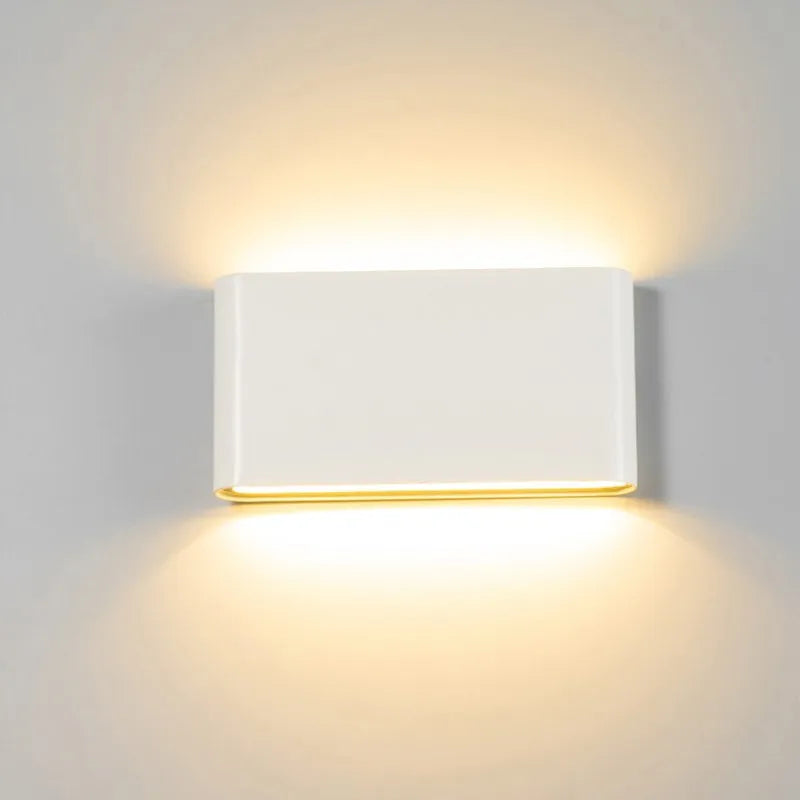 IP65 Waterproof LED Outdoor Wall Light 6W 12W Up Down Aluminum 85-265V Multi-Color