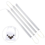 20W T8 V-Shape Integrated LED Tube 2ft 570mm 2000lm SMD2835 270° Milky Clear AC 85-265V