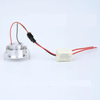 Mini 5W LED Spotlight Epistar 45-Degree 40mm Cutout 90-100lm/W Silver Gold Black 90-260V