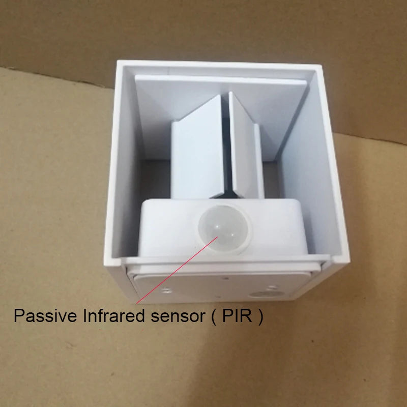 Square IP65 LED Outdoor Wall Light 7W 12W 20W COB PIR Optional 120° AC 85-265V 50,000hr
