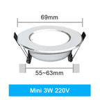 Recessed LED Ceiling Downlight 3W 5W 7W 9W 12W 15W 18W Round Epistar 110V 220V