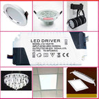 Constant Current LED Driver DC Plug 300mA 1-3W 4-7W 8-12W 12-18W 18-24W AC 85-265V Panel