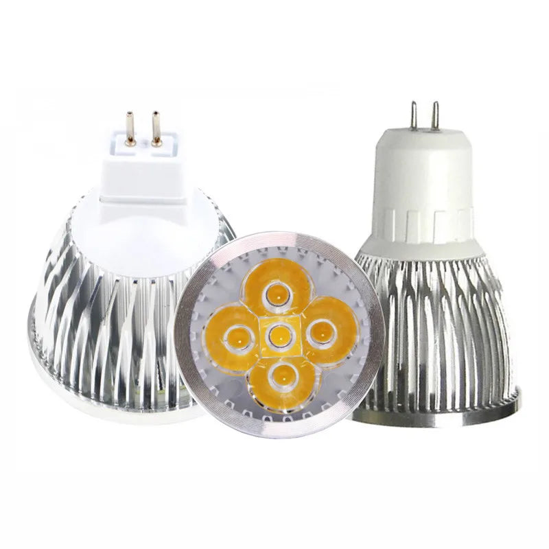 GU10 MR16 E27 E14 GU5.3 LED Spotlight 9W 12W 15W 60° 50000hr Warm Cool White AC 85-265V