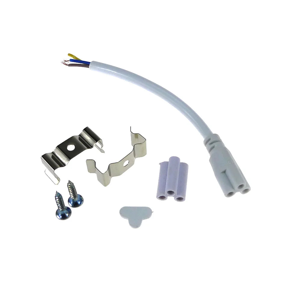 T8 Integrated LED Tube 20W 57cm 2000lm 270-Degree V-Shape Epistar Clear Milky 85-265V