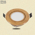 Wood LED Recessed Ceiling Light 5W AC 100-240V Warm Cool White CCC CE RoHS 1/6/10 Pack