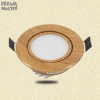 Wood LED Recessed Ceiling Light 5W AC 100-240V Warm Cool White CCC CE RoHS 1/6/10 Pack