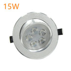Dimmable LED Recessed Downlight 6W 9W 12W 15W 21W Epistar 45-Degree 85-265V 4 Finishes