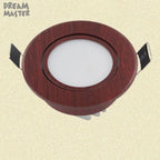 Wood LED Recessed Ceiling Light 5W AC 100-240V Warm Cool White CCC CE RoHS 1/6/10 Pack
