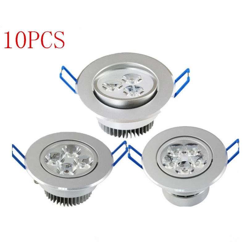 LED Dimmable downlight  6W 9W 12W 15W 21W Epistar LED Ceiling Downlights Light AC110V/220V LED Downlight Lamp for Home/Outdoor
