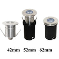 IP67 Waterproof LED Underground Ground Spotlight 1W 3W AC 85-265V DC 12V Garden Step
