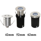 IP67 Waterproof LED Underground Ground Spotlight 1W 3W AC 85-265V DC 12V Garden Step