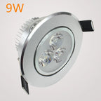 Dimmable LED Recessed Downlight 6W 9W 12W 15W 21W Epistar 45-Degree 85-265V 4 Finishes