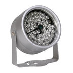 48-LED 850nm IR Infrared Illuminator CCTV Night Vision 20m Auto Sensor DC 12V Aluminum