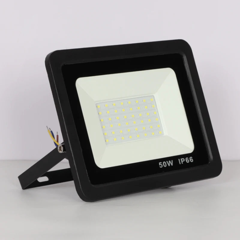 Ultra-Thin IP66 LED Flood Light 10W-100W SMD2835 CRI 80 120° AC 90-140V or 180-265V Aluminum