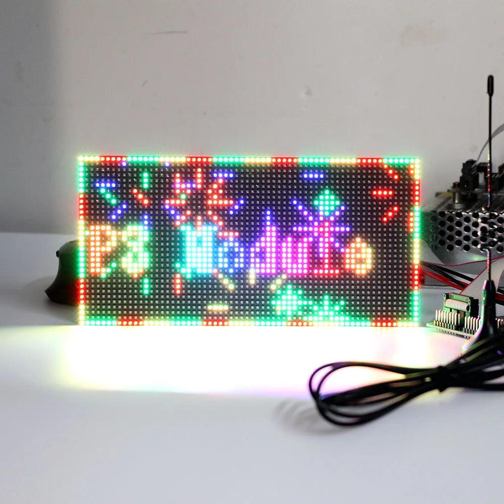 P2.5 64x32 Indoor Full-Color LED Display Module 160x80mm HUB75 800nit SMD2121 DC 5V