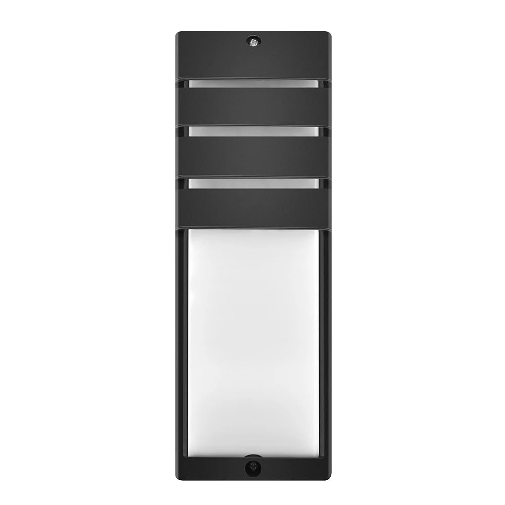 IP65 LED Outdoor Wall Lamp 12W Die Cast Aluminum Polycarbonate Baked Finish AC 85-265V 6 Color Options Porch Garden Corridor Balcony