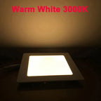 Ultra-Thin LED Recessed Panel Downlight 3W 6W 9W 12W 15W 18W Round Square 85-265V