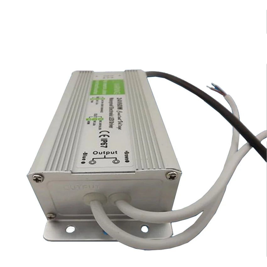 IP67 Waterproof LED Power Supply 12V 24V 10W-250W AC 100-240V CE UL RoHS FCC