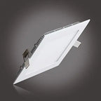 Dimmable Ultra-Thin 12mm LED Panel Downlight 3W-25W 120° PF97% AC 85-265V Round Square