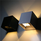 Square IP65 LED Outdoor Wall Light 7W 12W 20W COB PIR Optional 120° AC 85-265V 50,000hr