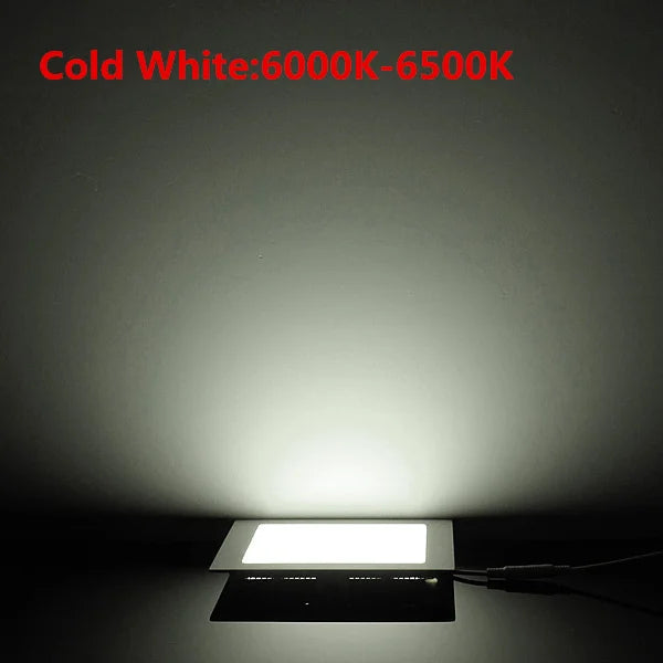 Ultra Thin Square LED Panel Downlight 3W 4W 6W 9W 12W 15W 25W SMD 3528 Aluminum Touch Switch AC 85-265V Recessed Ceiling Light
