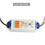 Dual Output LED Power Supply DC 12V DC 5V 60W 72W 100W AC 90-240V Strip Light Driver