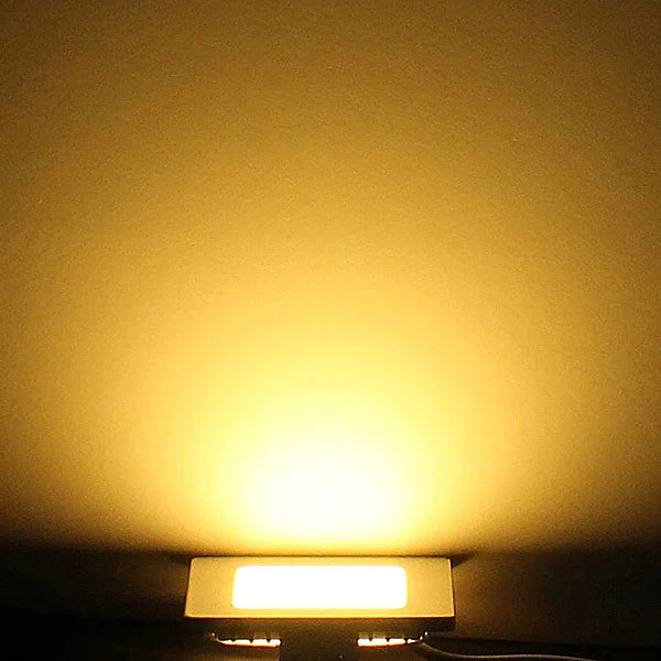 Dimmable Ultra-Thin 12mm LED Panel Downlight 3W-25W 120° PF97% AC 85-265V Round Square