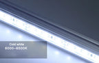 IP68 LED Rigid Bar Light 8W DC 12V 50cm SMD 5050 36 LED Aluminum Acrylic Dimmable Cool White Warm White RGB Kitchen Pool Boat Caravan