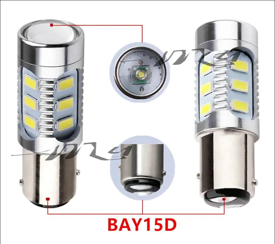 1157 BAY15D LED Bulb 2.5W 12V SMD5630 Brake Tail Signal Light White Red Yellow 60,000hr