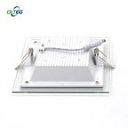 Dimmable Square LED Panel Downlight 6W 12W 18W SMD5730 70-80° CRI75+ AC 90-260V External Driver