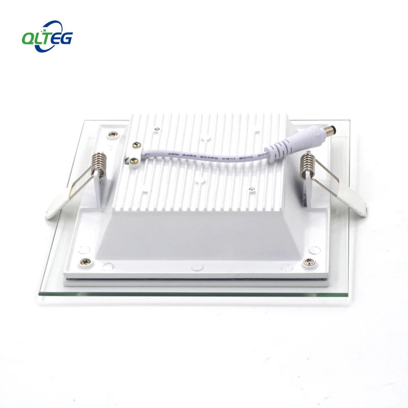 Dimmable Square LED Panel Downlight 6W 12W 18W SMD5730 70-80° CRI75+ AC 90-260V External Driver