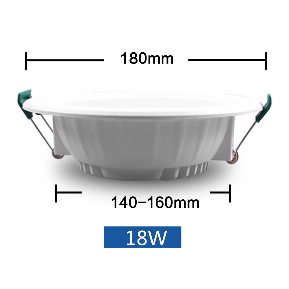 Low Voltage LED Recessed Downlight 5W 9W 12W 15W 18W AC DC 12V 24V 36V 48V SMD 2835 Aluminum Cool White Warm White Round Ceiling Lamp