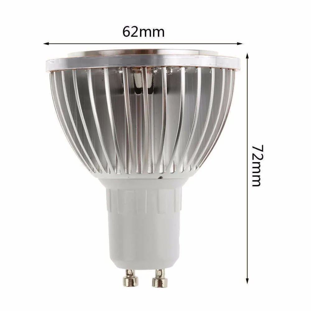 PAR20 COB LED Spotlight 7W 9W 12W GU10 GU5.3 E26 CRI 72+ 120° AC 85-265V Warm Cool White