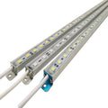 IP68 LED Rigid Bar Light 8W DC 12V 50cm SMD 5050 36 LED Aluminum Acrylic Dimmable Cool White Warm White RGB Kitchen Pool Boat Caravan