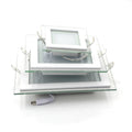 Dimmable Square LED Panel Downlight 6W 12W 18W SMD5730 70-80° CRI75+ AC 90-260V External Driver