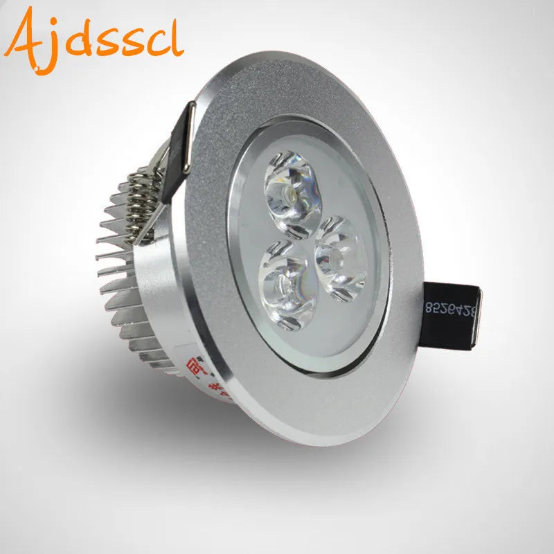Dimmable LED Recessed Downlight 6W 9W 12W 15W 21W Epistar 45-Degree 85-265V 4 Finishes