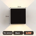 Square IP65 LED Outdoor Wall Light 7W 12W 20W COB PIR Optional 120° AC 85-265V 50,000hr