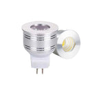 Mini LED Spotlight Bulb MR16 GU10 GU5.3 E27 1W 3W 12V 110V Dimmable 35mm COB